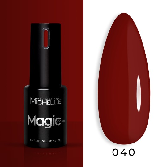 Magic Color Soak Off - 040 Rosso Bordeaux