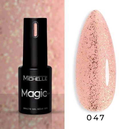 Magic Color Soak Off - 047 Rose Gold Glitter