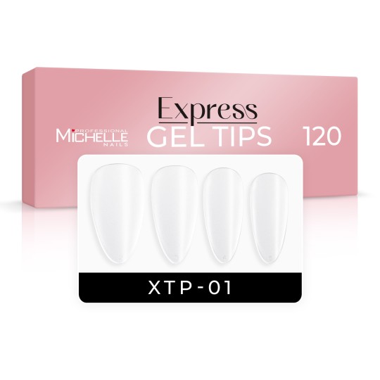 EXPRESS GEL TIPS 120PZ - 01 Trasparente