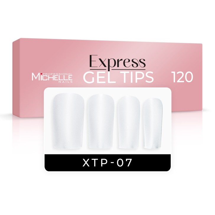 EXPRESS GEL TIPS 120 unidades - 07 Transparente