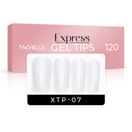 EXPRESS GEL TIPS 120PCS - 07 Transparent