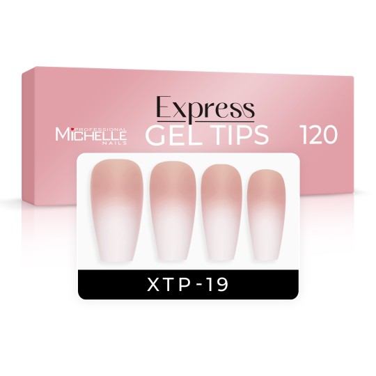 EXPRESS GEL TIPS 120PCS - 19 Nude Babyboomer
