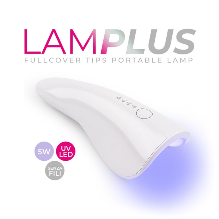 LAMPLUS MINI LAMPADA UV LED PORTATILE - 5W per fullcover tips