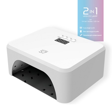 LUMIN S7 LAMPADA UV LED 60W con Display, Timer, Sensore automatico