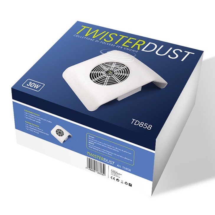 Aspiratore TwisterDust da tavolo 30W Bianco