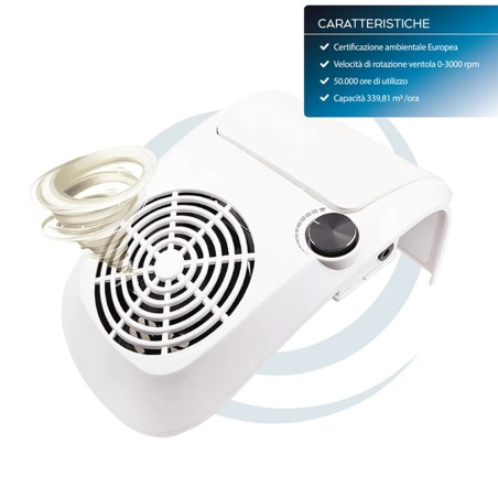 Aspiratore Dustek D1 Da Tavolo Con Poggiamani 40W Aspiratore Dustek D1 Da Tavolo Con Poggiamani 40W