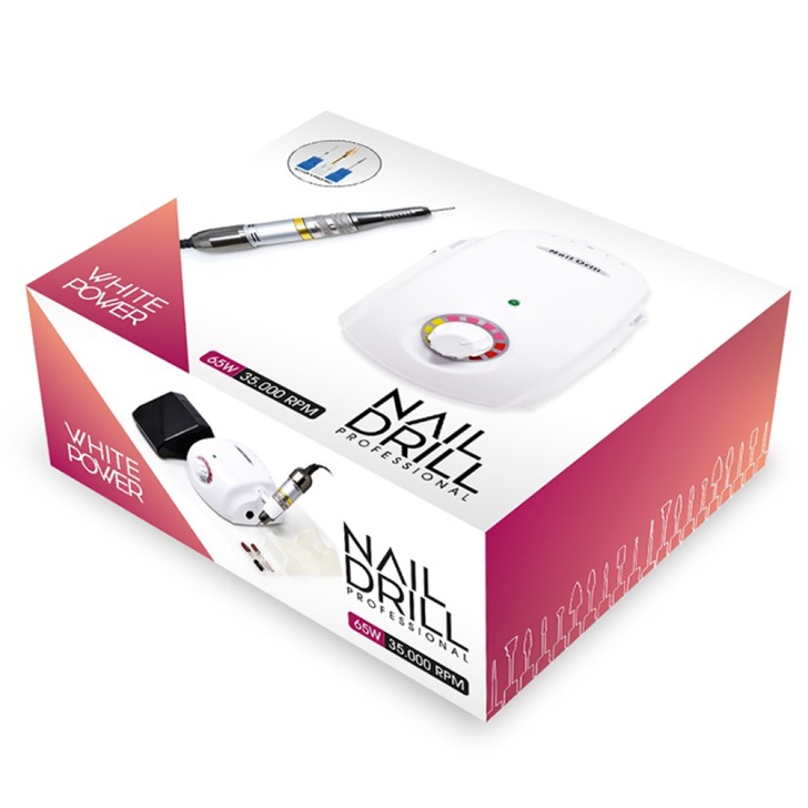 White Power Fresa Professionale - 35000 Giri Bianca 65W Alta Qualita'