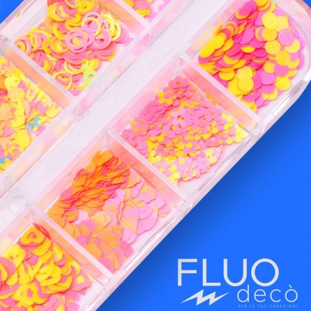 Fluo Mix Decorazione Unghie - DC003