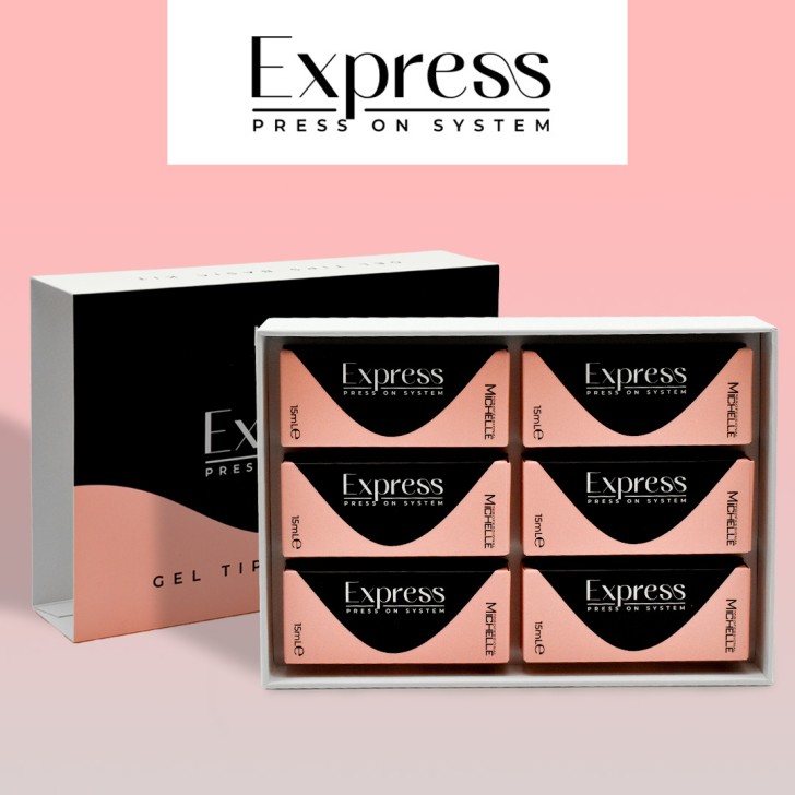 KIT EXPRESS GEL TIPS - BASIC