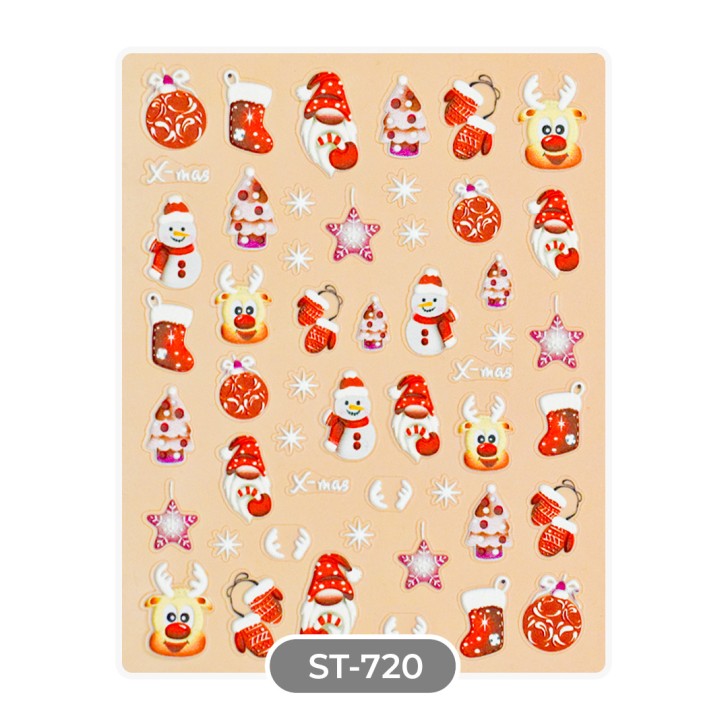 STICKERS ADHESIVOS NAVIDAD - ST720