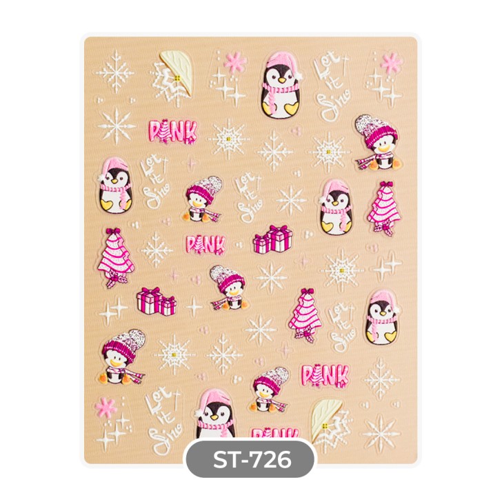 STICKERS ADHESIVOS NAVIDAD - ST726