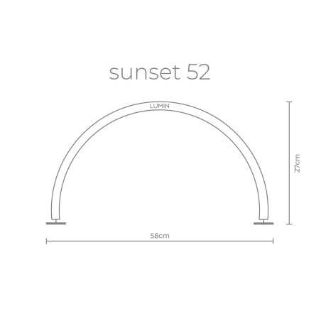 LAMPE LUMIN SUNSET 52 - ROSE