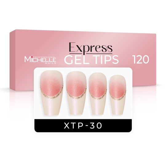 EXPRESS GEL TIPS 120PZ - 30 French Perla