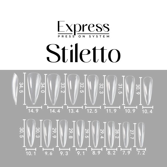 EXPRESS GEL TIPS 120PCS - 35 Transparent 2