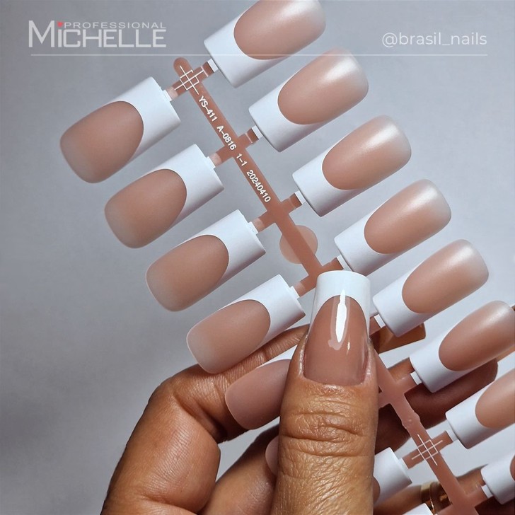 EXPRESS GEL TIPS 120 unidades - 15 Nude French