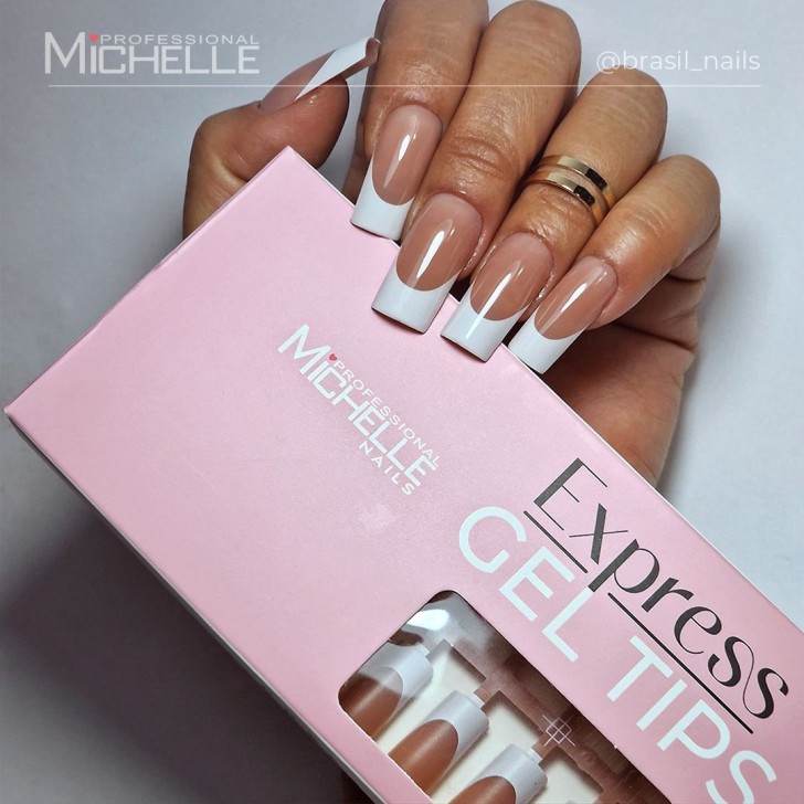 EXPRESS GEL TIPS 120PZ - 15 Nude French