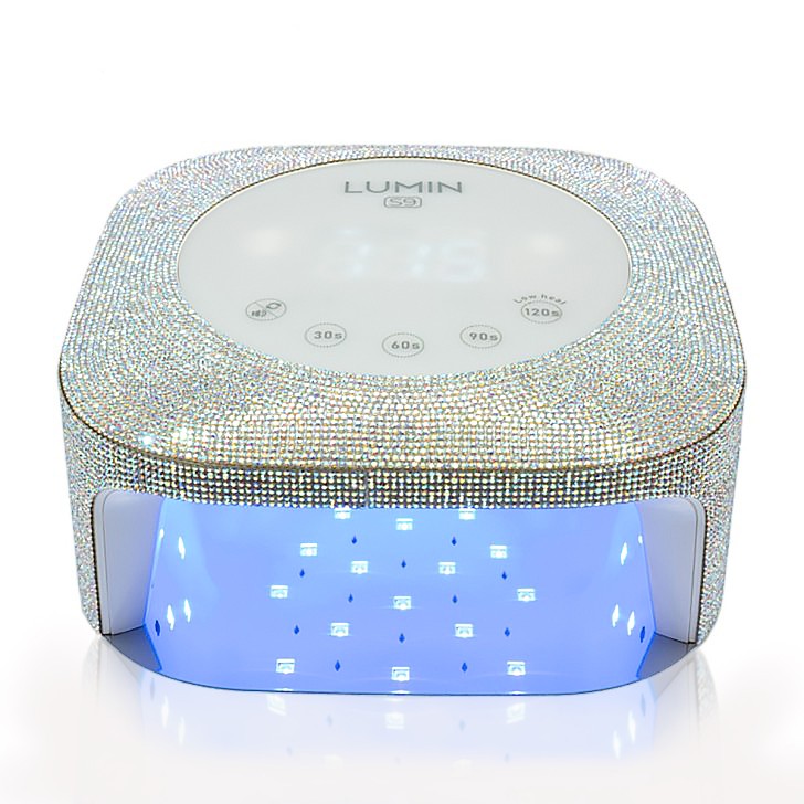 Lumin S9 White Strass Uv led LAMP 48W with Display , Timer , Automatic Sensor