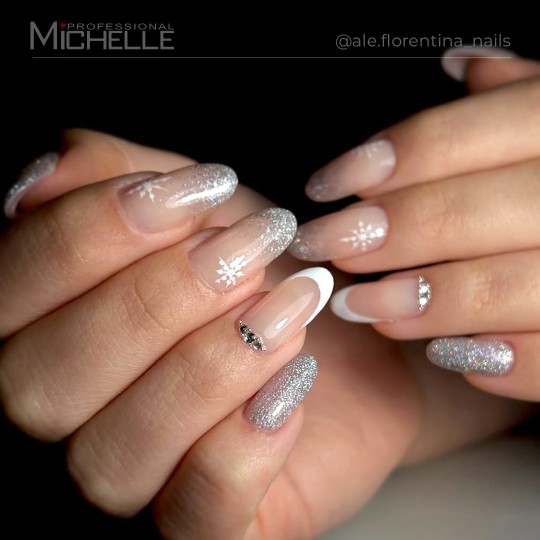 Magic Color Soak Off - 049 Argento Microglitter Arcobaleno 2