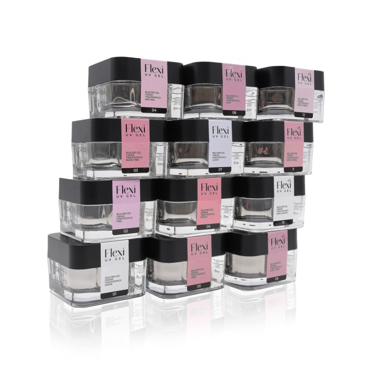 FLEXI BUILDER GEL THIXOTROPIC - 10 CREAM DISCO WHITE