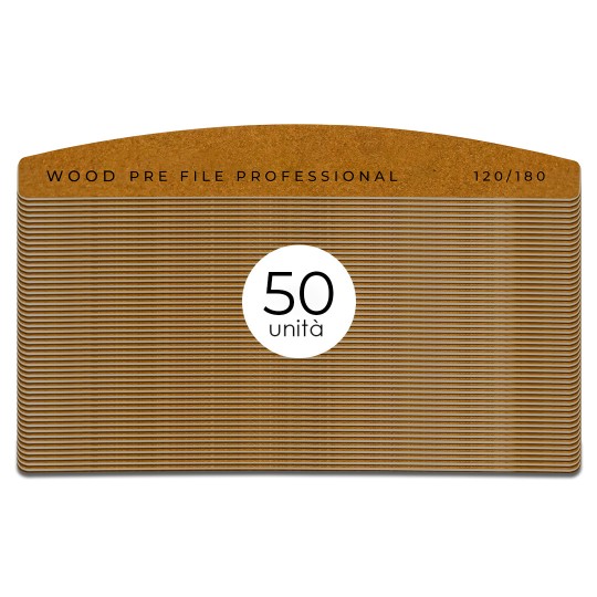 50x WOODEN Boomerang FILE 120/180
