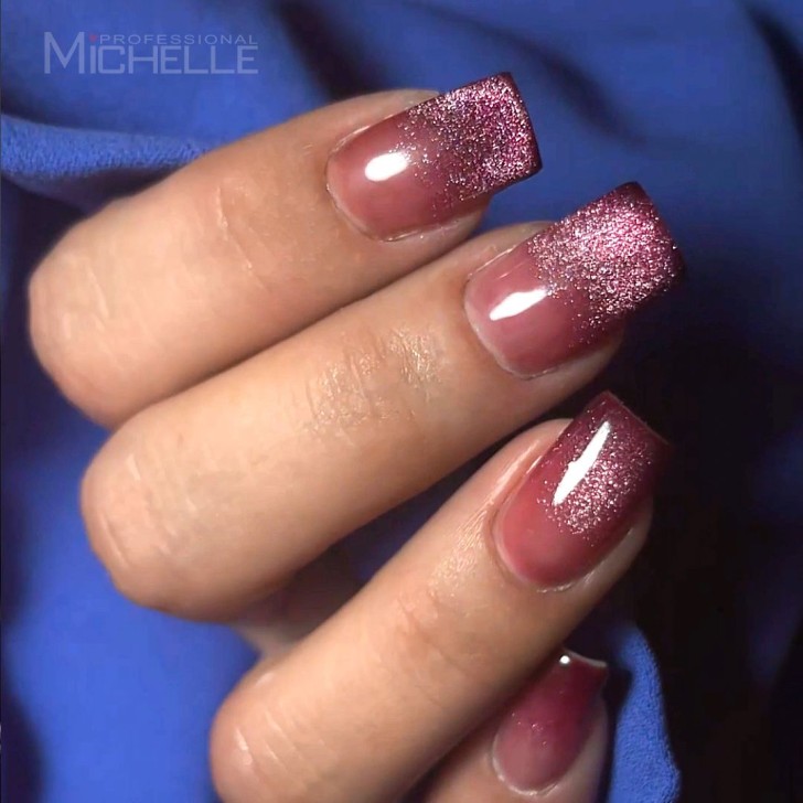 Esmalte de uñas semipermanente efecto cristal Amber - 06