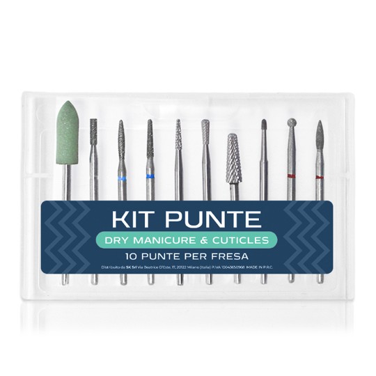 Kit DE 10 EMBOUTS DE COUPE - ÉLIMINATION DU CARBURE ET DES CUTICULES 7