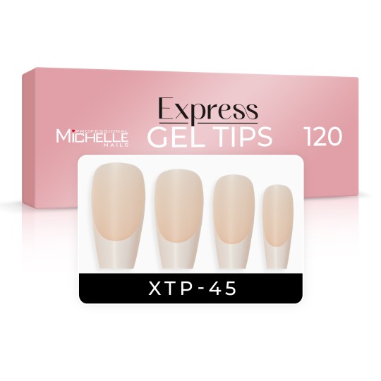 EXPRESS GEL TIPS 120PZ - 45 Skin Ballerina French