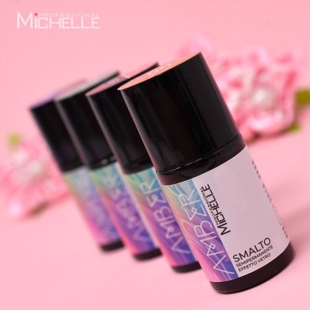 AMBER semi - permanent glass Effect Nail Polish-12 AMBER semi - permanent glass Effect Nail Polish-12