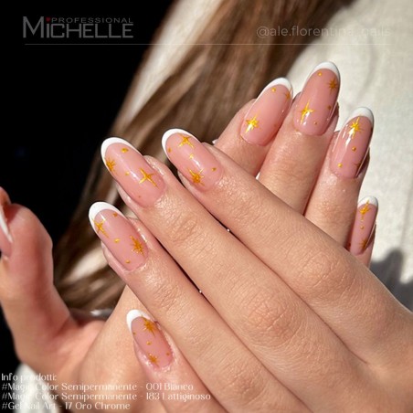 Gel Nail Art - 17 Oro Chrome