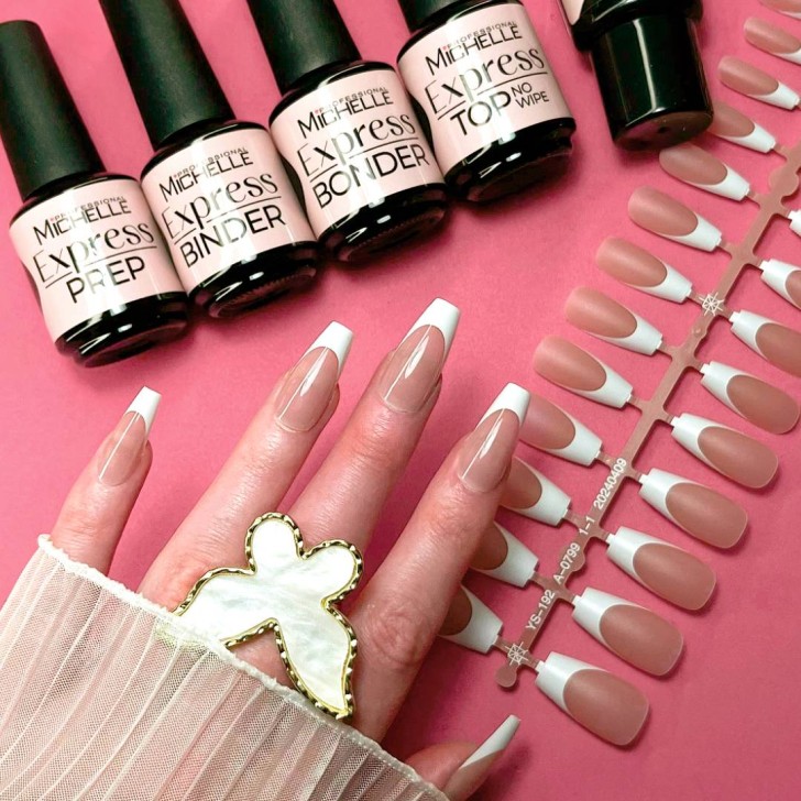 EXPRESS GEL TIPS 120PCS - 13 Nude French