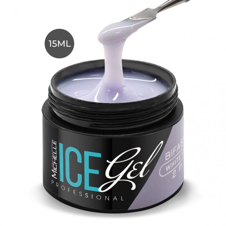Ice gel BIFÁSICO - White Snow LILA 15ML