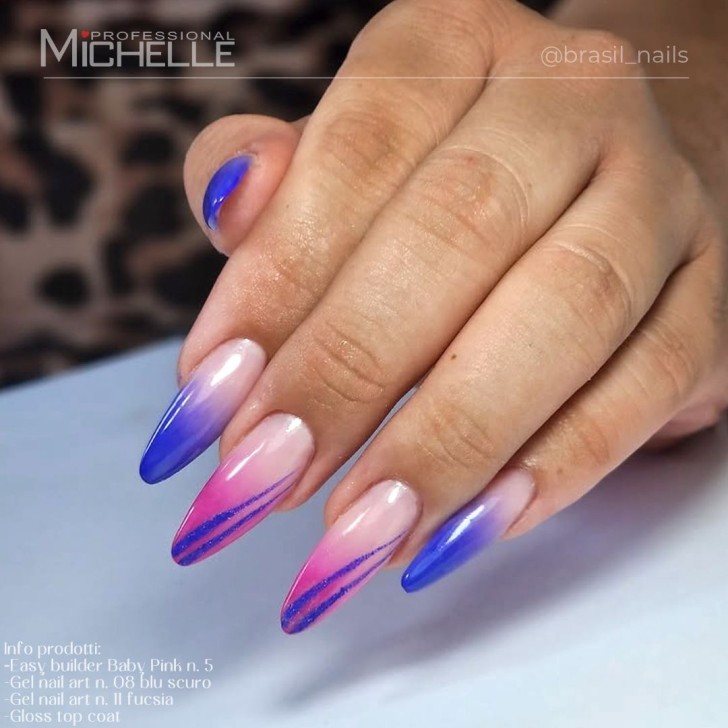 Gel Nail Art - 11 Fucsia