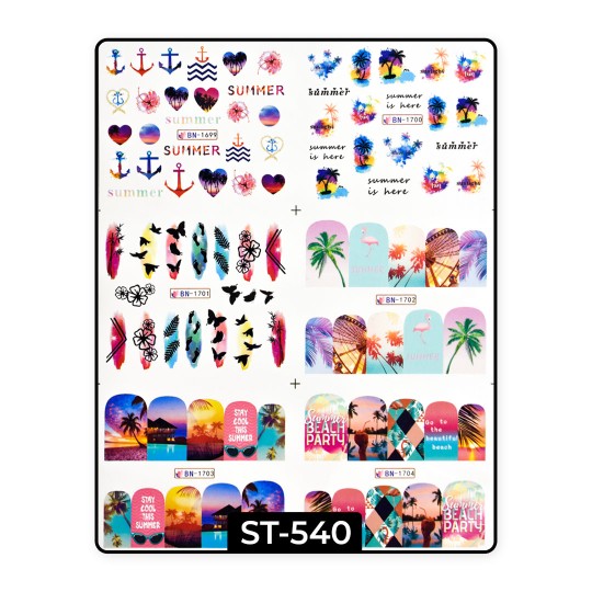Water Decals Summer - ST540