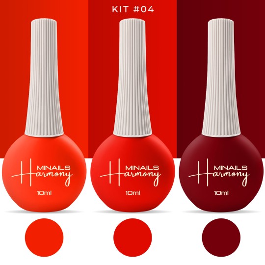 Harmony Semi-Permanent Nail Polish - Kit 04