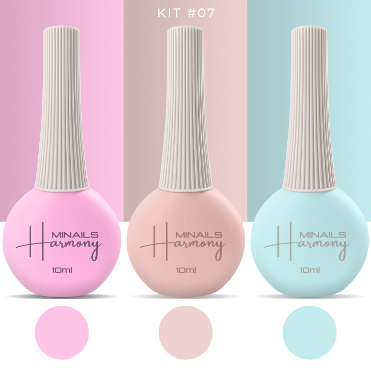 Esmalte de uñas semipermanente Harmony - Kit 07