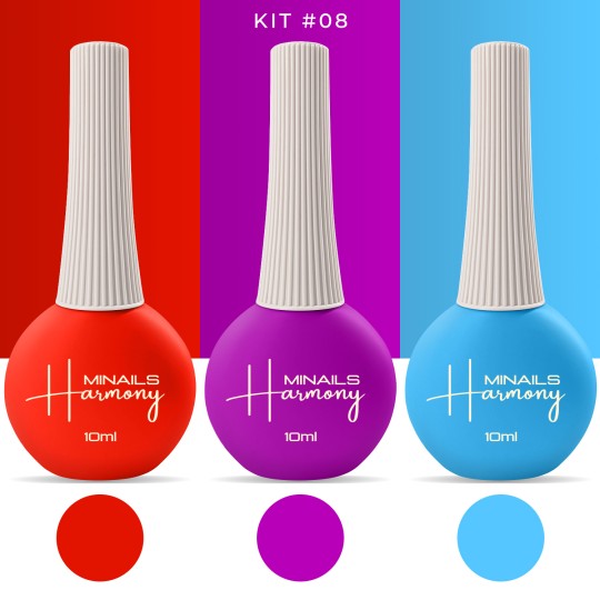 Harmony Semi-Permanent Nail Polish - Kit 08