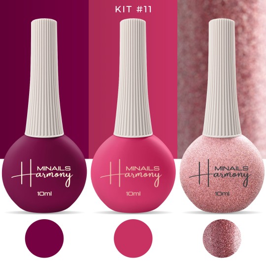 HARMONY Smalti Semipermanenti - KIT 11