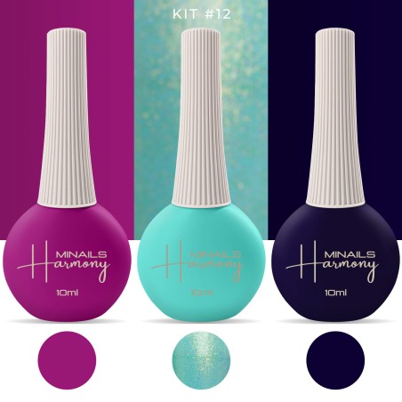 Harmony Semi-Permanent Nail Polish - Kit 12
