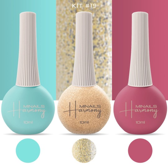 Vernis à ongles semi-permanent Harmony - Kit 19
