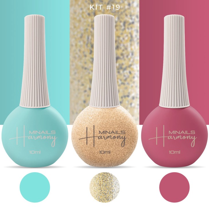 Harmony Semi-Permanent Nail Polish - Kit 19