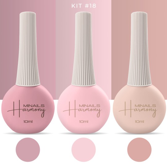 Vernis à ongles semi-permanent Harmony - Kit 18