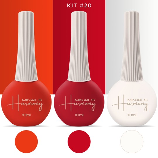 Harmony Semi-Permanent Nail Polish - Kit 20