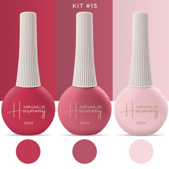 Harmony Semi-Permanent Nail Polish - Kit 15