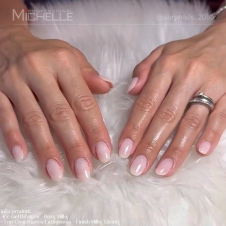 Ice gel biphasé - Rosy Milky 60 ml