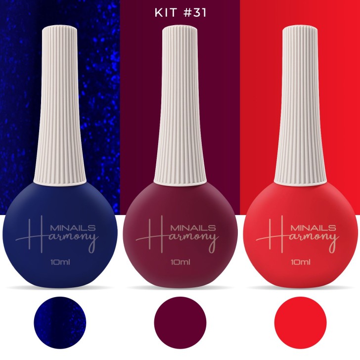 Harmony Semi-Permanent Nail Polish - Kit 31