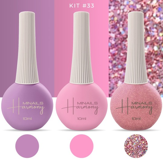 Vernis à ongles semi-permanent Harmony - Kit 33