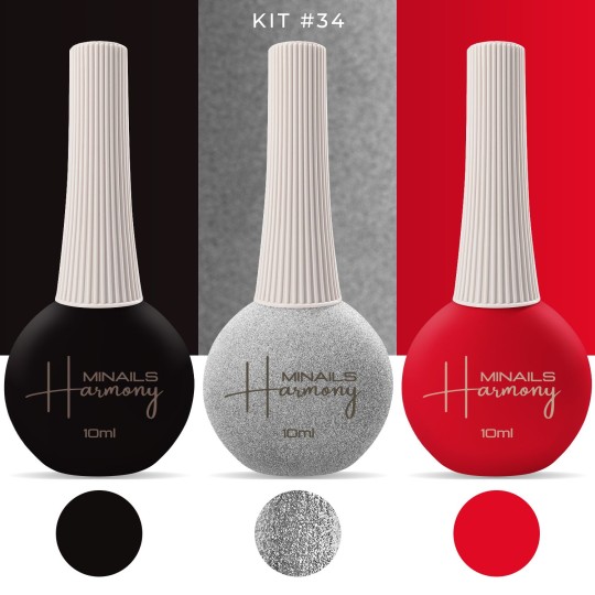 Vernis à ongles semi-permanent Harmony - Kit 34