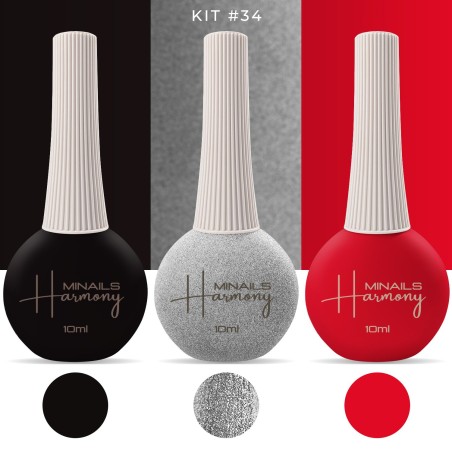 Harmony Semi-Permanent Nail Polish - Kit 34
