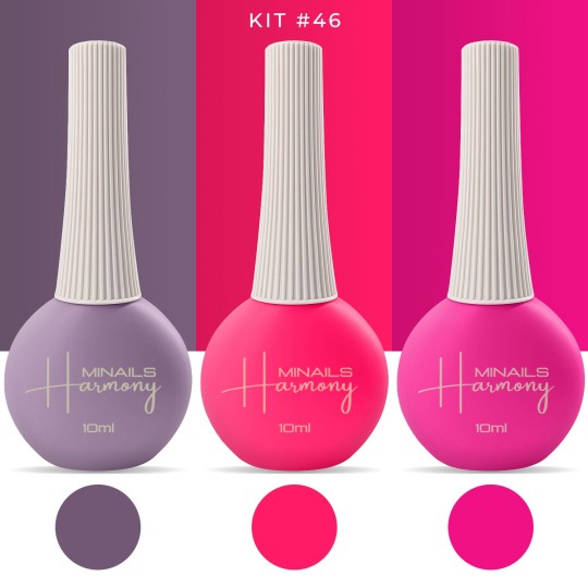 Harmony Semi-Permanent Nail Polish - Kit 46