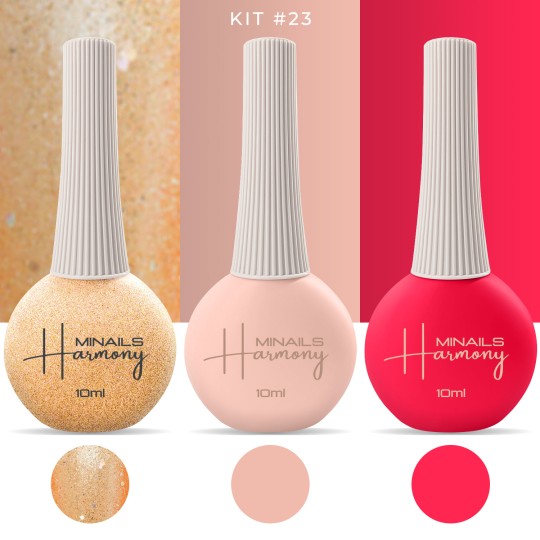Vernis à ongles semi-permanent Harmony - Kit 23